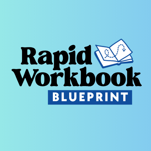 Workbook Blueprint logo brainstorming